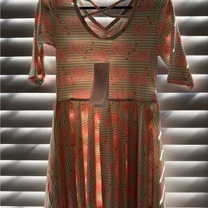 Dot Dot Smile Pink Flamingo BalletDress